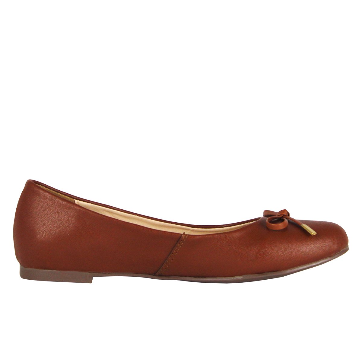 Flats clasicas Exterior Piel sintética Color Café Para Mujer De RBCOLLECTION