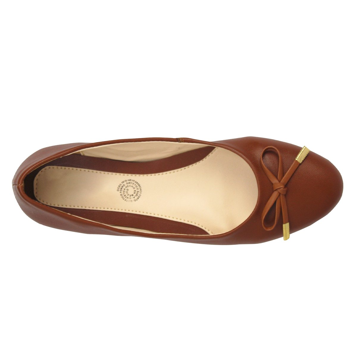 Flats clasicas Exterior Piel sintética Color Café Para Mujer De RBCOLLECTION