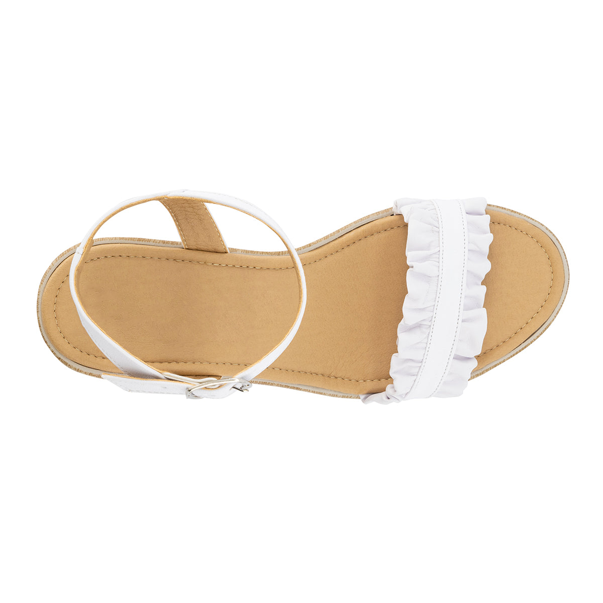 Sandalias con plataforma Exterior Piel sintética Color Blanco Para Mujer De RBCOLLECTION