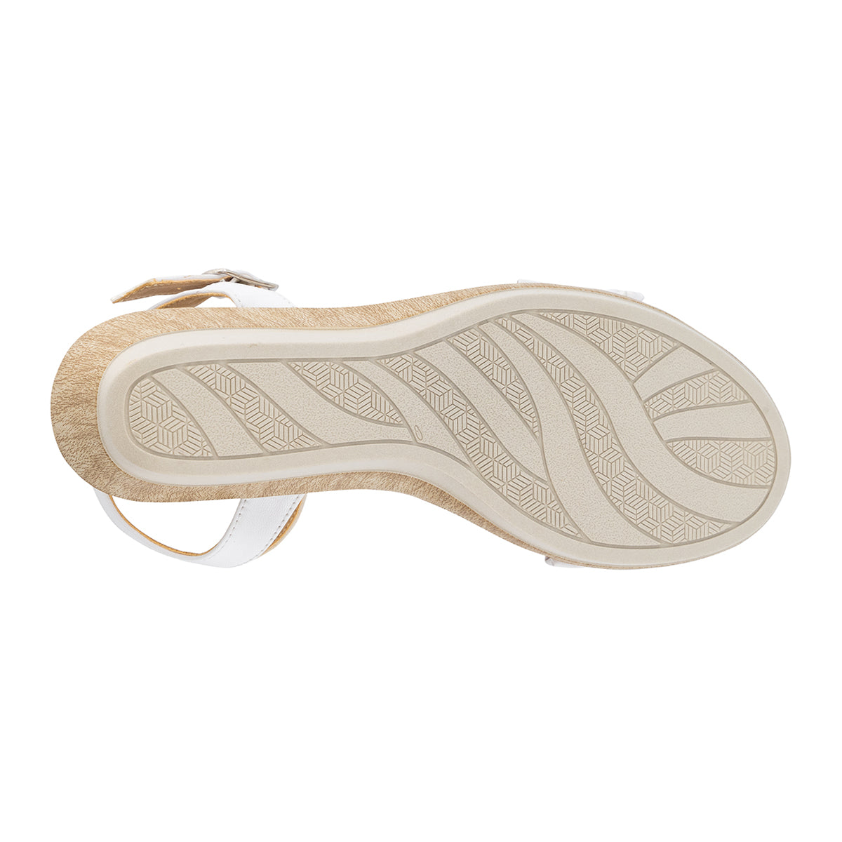 Sandalias con plataforma Exterior Piel sintética Color Blanco Para Mujer De RBCOLLECTION