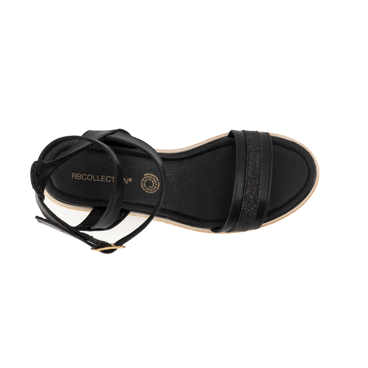 Sandalias con plataforma Exterior Cabra Color Negro Para Mujer De RBCOLLECTION