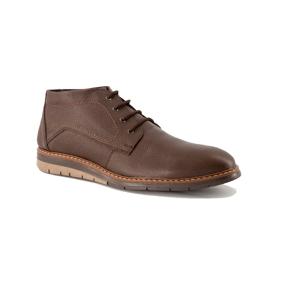 Zapato Oxfords Exterior Piel Color Café Para Hombre De RBCOLLECTION
