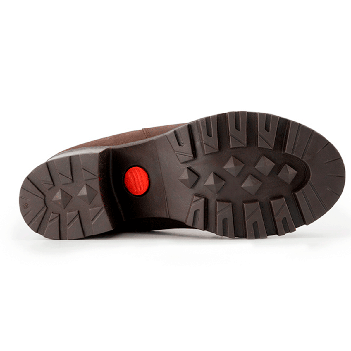 Botín con tacón Exterior Piel Color Café Para Mujer De RBCOLLECTION