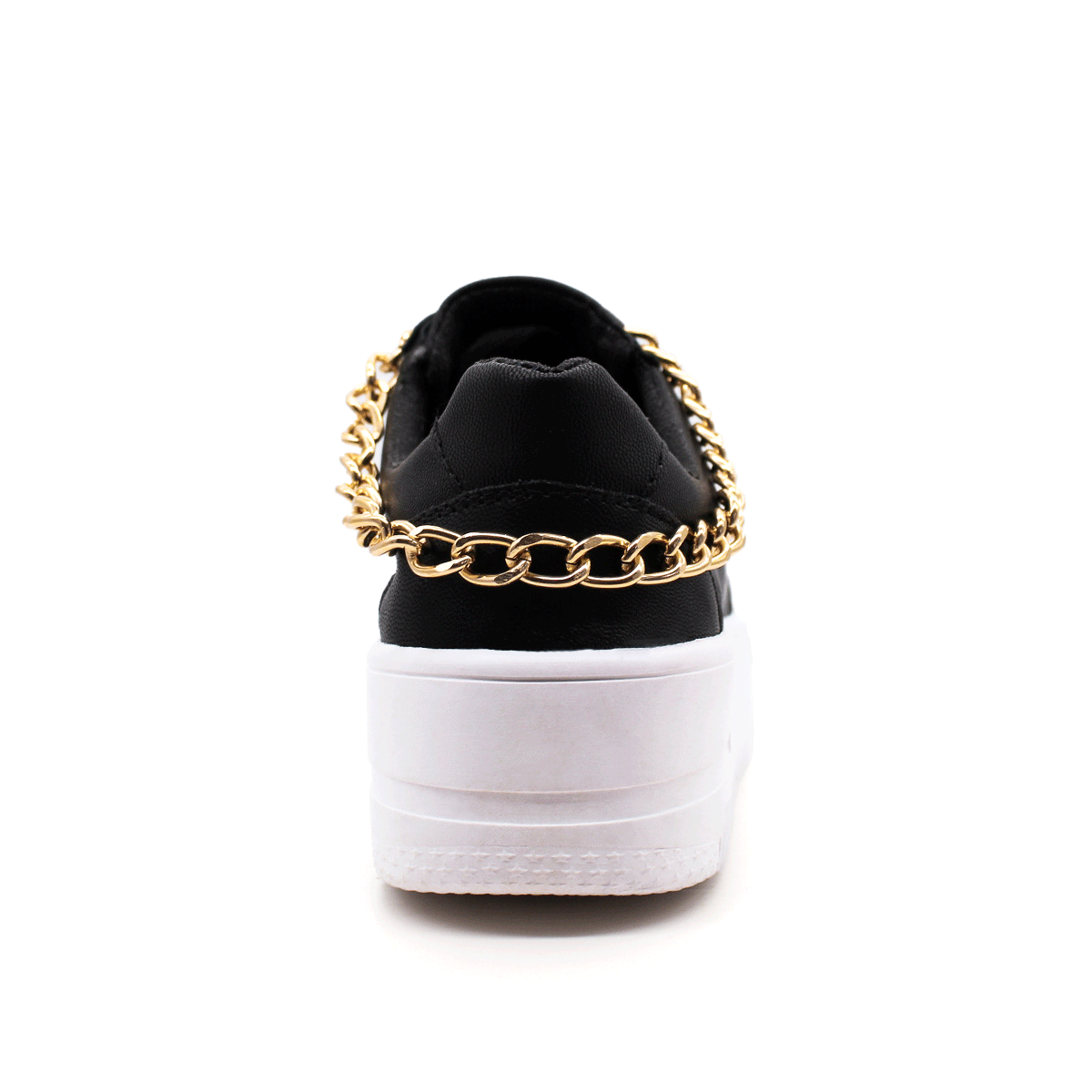 Tenis con cordones Exterior Sintético Color Negro Para Mujer De RBCOLLECTION