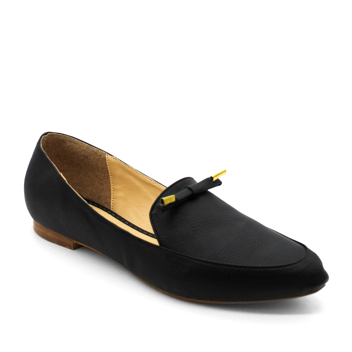 Flats puntales Exterior Piel sintetica Color Negro Para Mujer De RBCOLLECTION