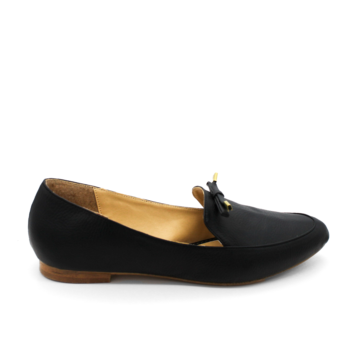 Flats puntales Exterior Piel sintética Color Negro Para Mujer De RBCOLLECTION