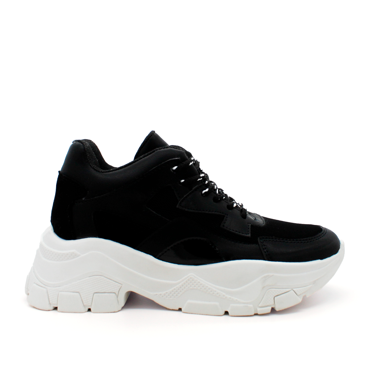 Tenis tipo deportivo Exterior Piel sintética Color Negro Para Mujer De RBCOLLECTION