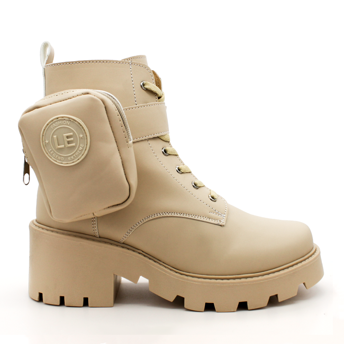 Botas casuales Exterior Piel sintética Color Beige  Para Mujer De RBCOLLECTION
