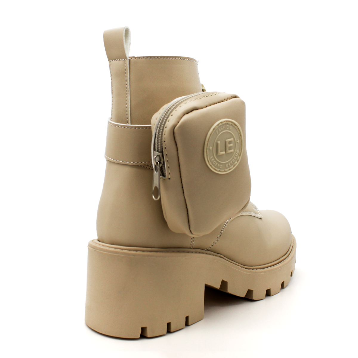 Botas casuales Exterior Piel sintética Color Beige  Para Mujer De RBCOLLECTION