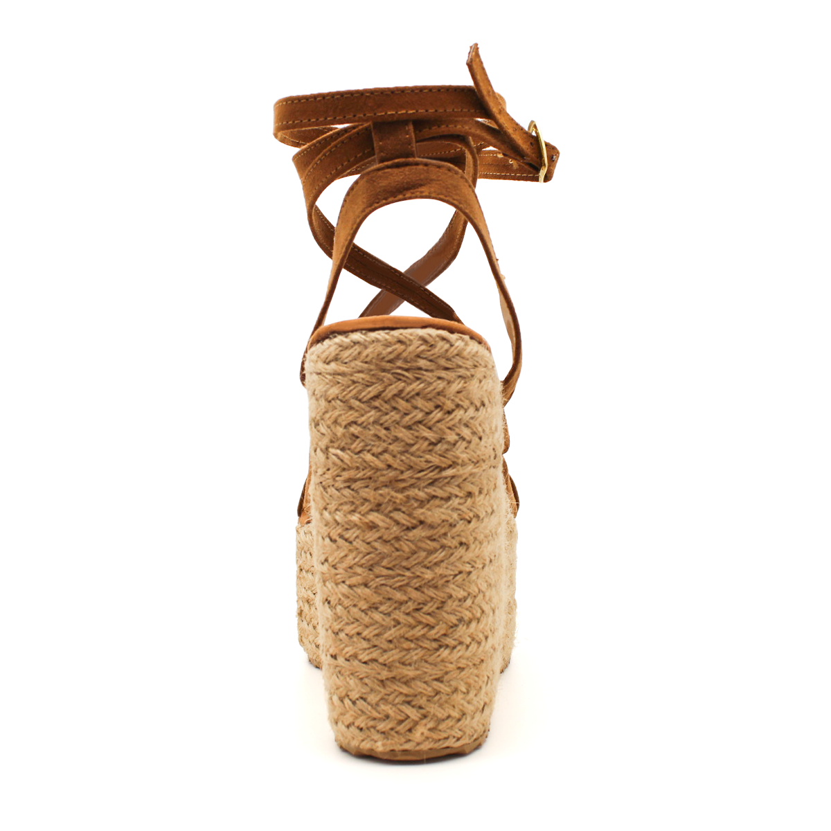 Sandalias con plataforma Exterior Gamuza sintética Color Café Para Mujer De RBCOLLECTION