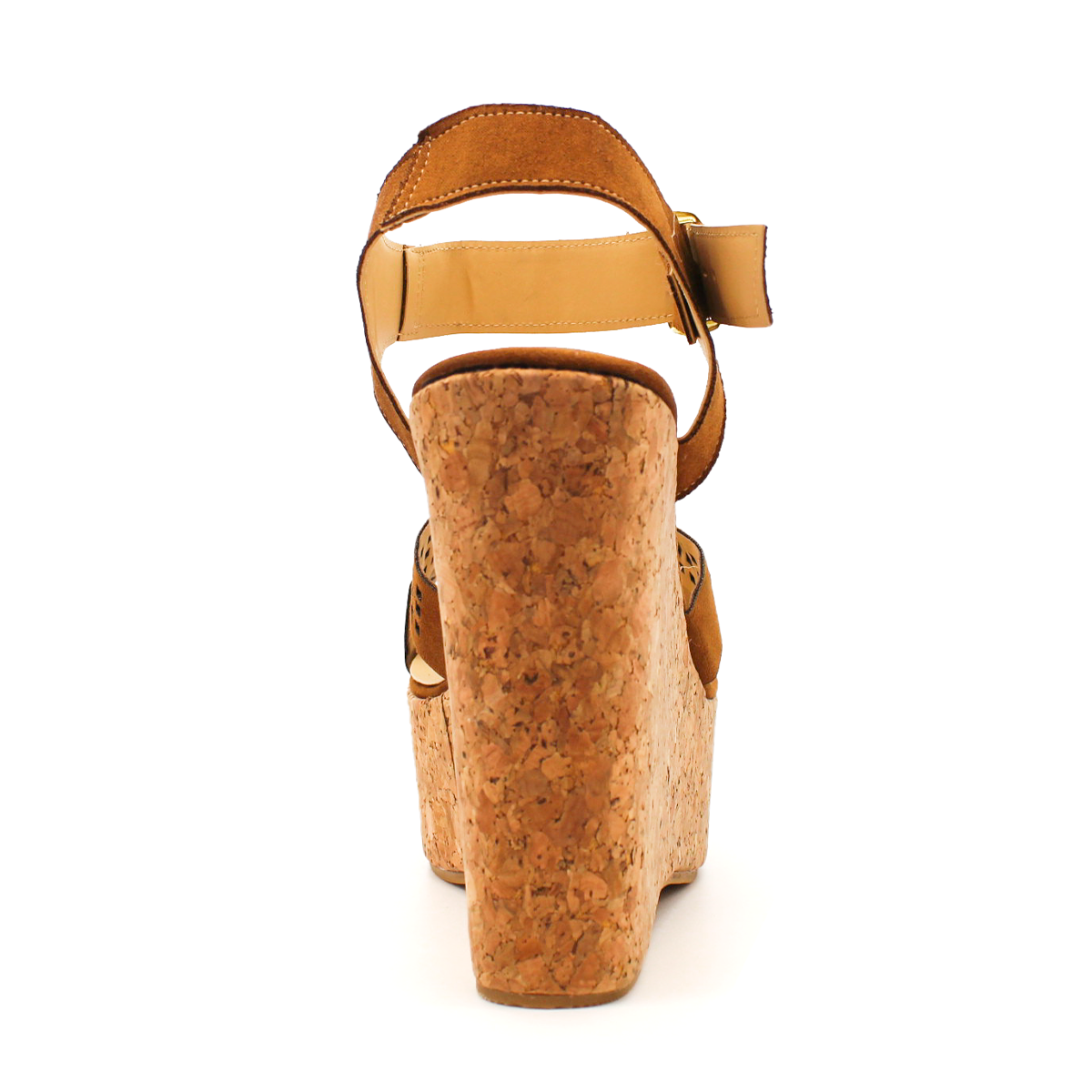 Sandalias con plataforma Exterior Gamuza sintética Color Café Para Mujer De RBCOLLECTION