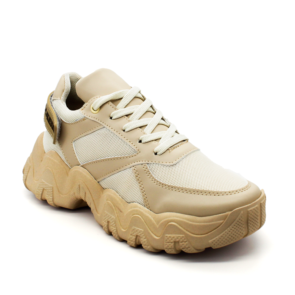 Tipo deportivo Exterior Piel sintetica Color Beige  Para Mujer De RBCOLLECTION