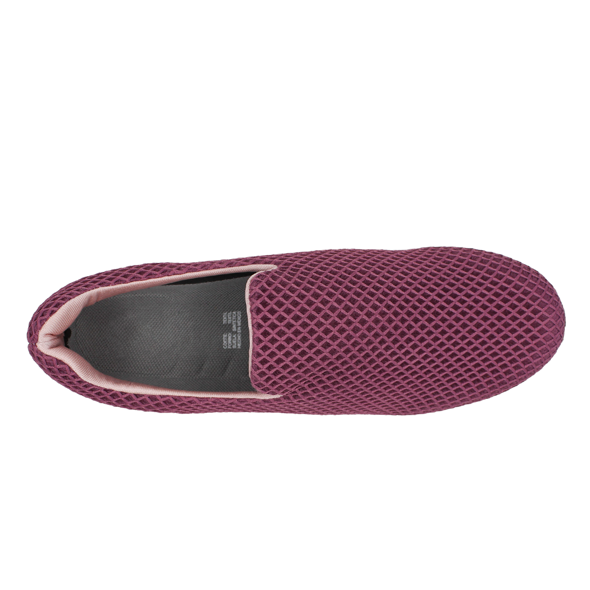 Zapato Confort Exterior Textil Color Rosa Para Mujer De RBCOLLECTION