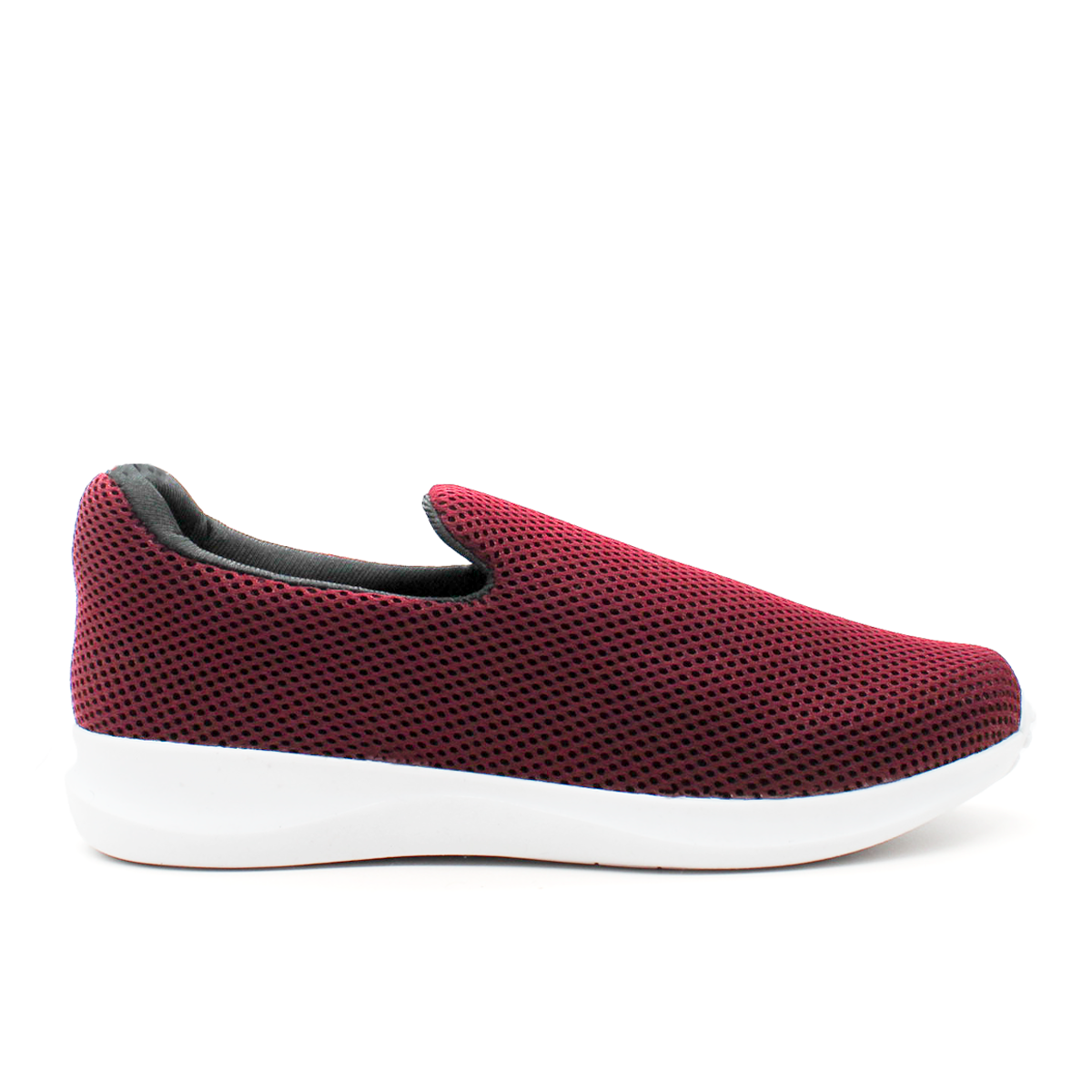 Zapato Confort Exterior Textil Color Vino Para Mujer De RBCOLLECTION