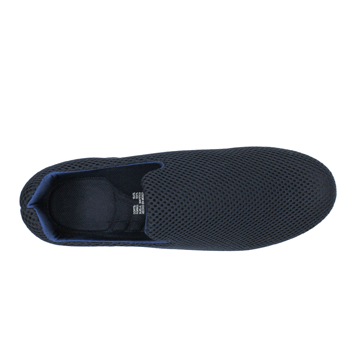 Zapato Confort Exterior Textil Color Marino Para Mujer De RBCOLLECTION