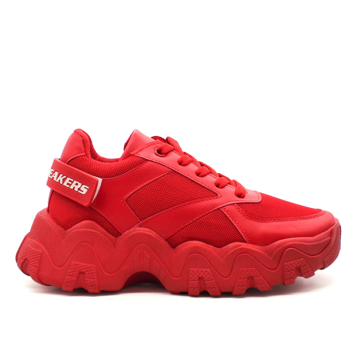 Tenis tipo deportivo  Exterior Piel sintética Color Rojo Para Mujer De RBCOLLECTION