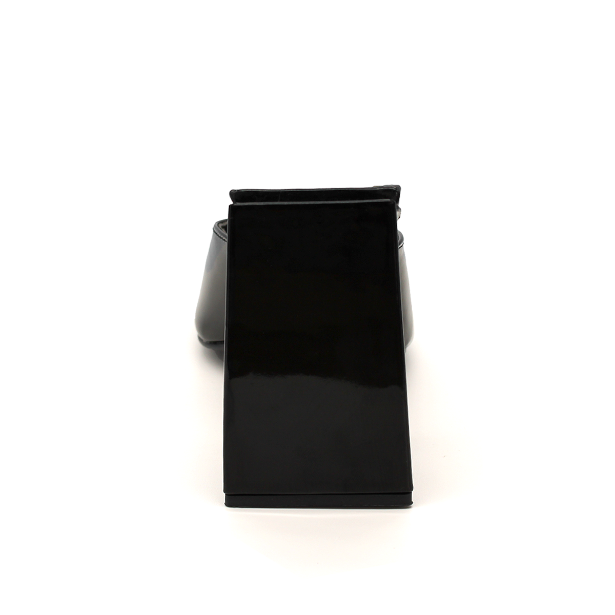 Sandalia con Tacón Exterior Piel sintética Color Negro Para Mujer De RBCOLLECTION
