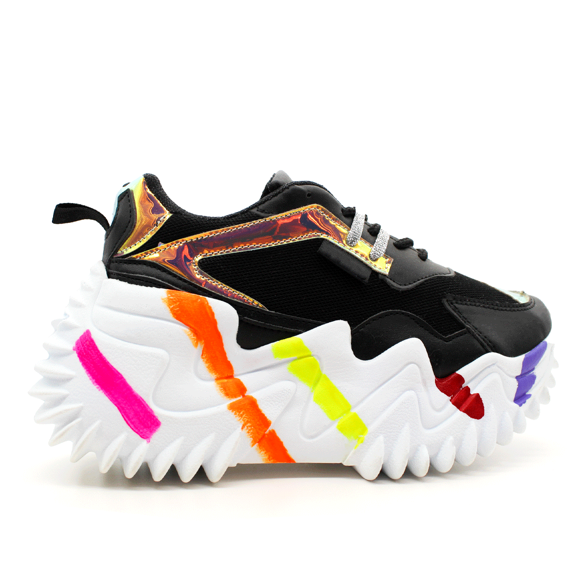 Tenis tipo deportivo  Exterior Sintético Color Negro Para Mujer De RBCOLLECTION