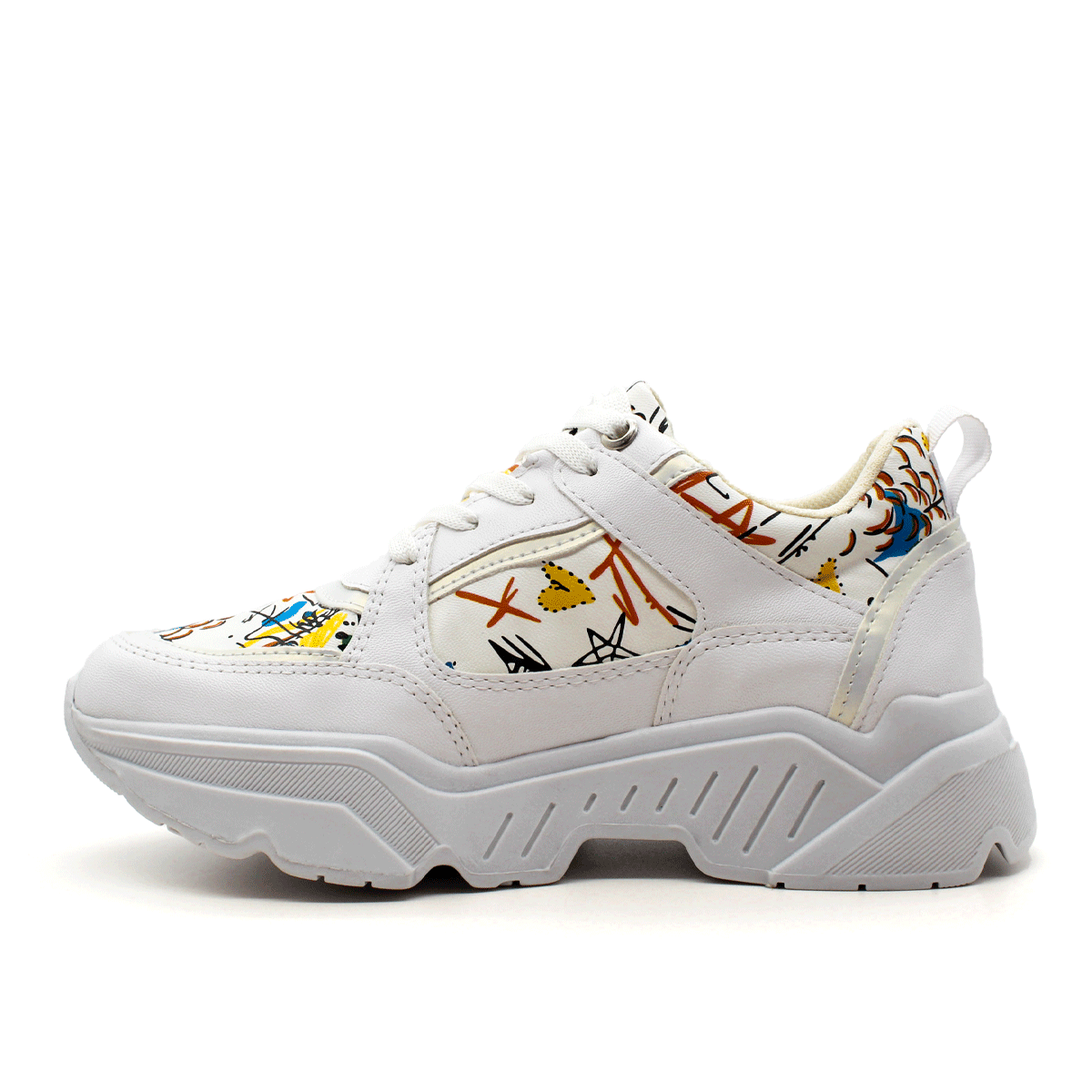 Tenis tipo deportivo  Exterior Sintético Color Blanco Para Mujer De RBCOLLECTION