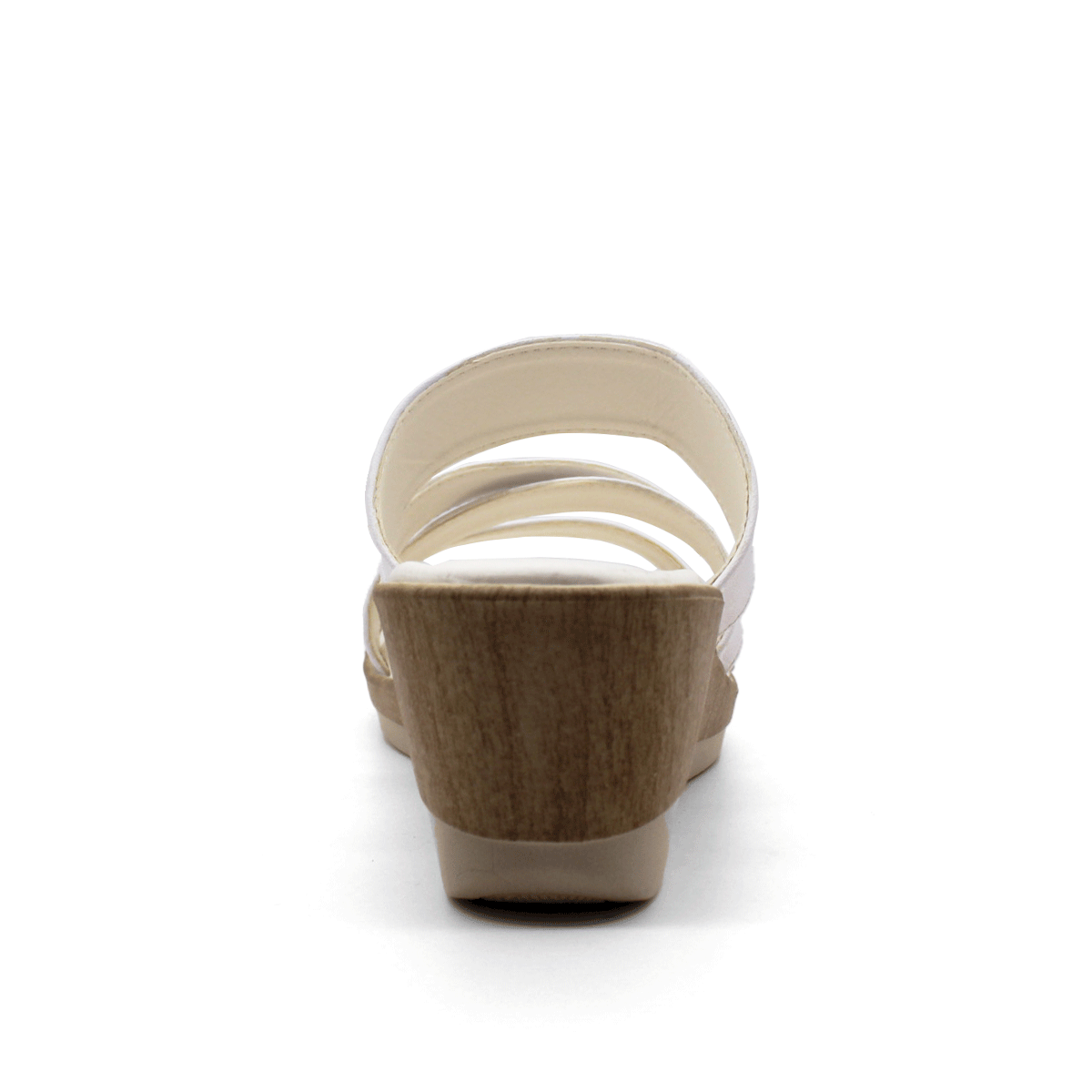 Sandalias con plataforma Exterior Piel sintética Color Blanco Para Mujer De RBCOLLECTION