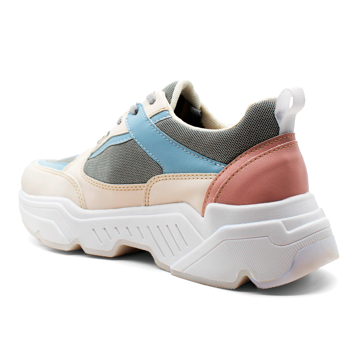 Tenis tipo deportivo  Exterior Sintético textil Color Blanco Para Mujer De RBCOLLECTION