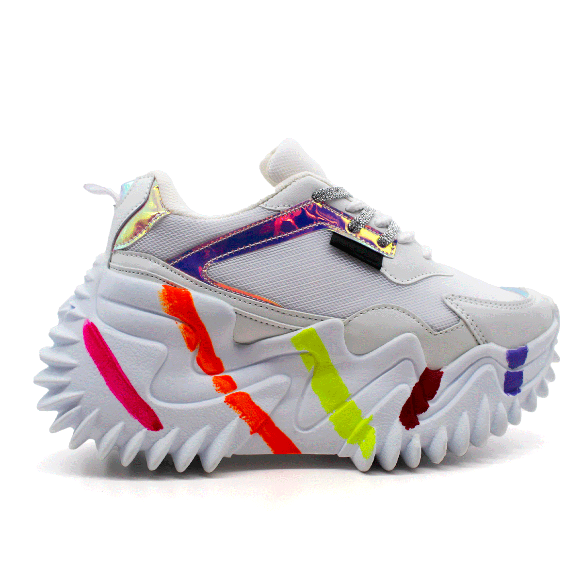 Tenis tipo deportivo  Exterior Sintético Color Blanco Para Mujer De RBCOLLECTION