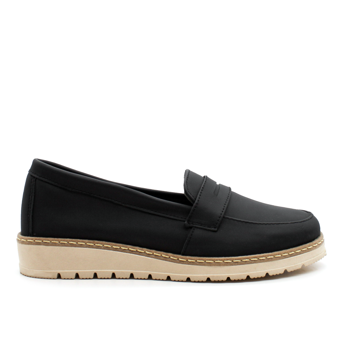 Mocasín  Exterior Piel Color Negro Para Mujer De RBCOLLECTION