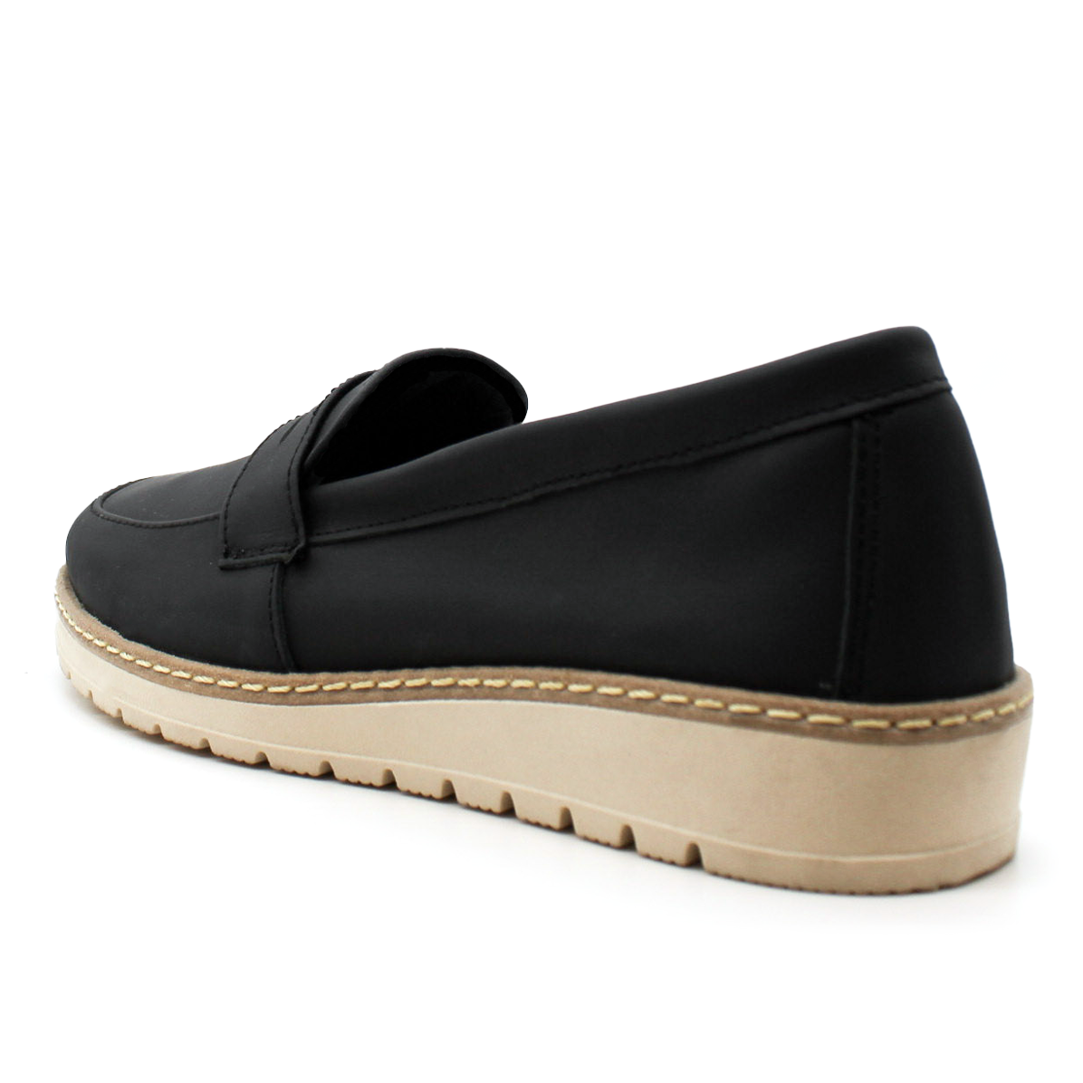 Mocasín  Exterior Piel Color Negro Para Mujer De RBCOLLECTION