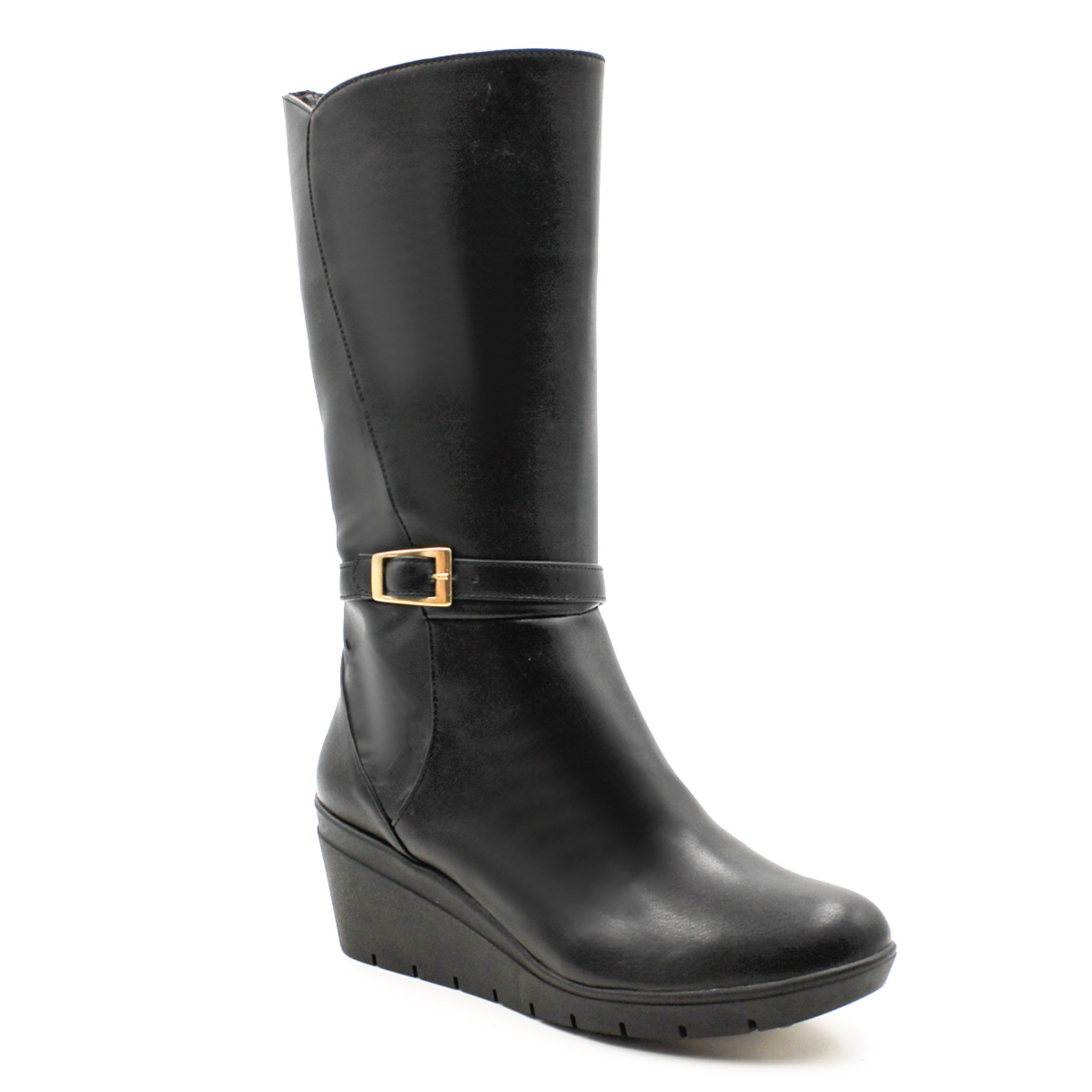 Botas altas Exterior Piel sintética Color Negro Para Mujer De RBCOLLECTION