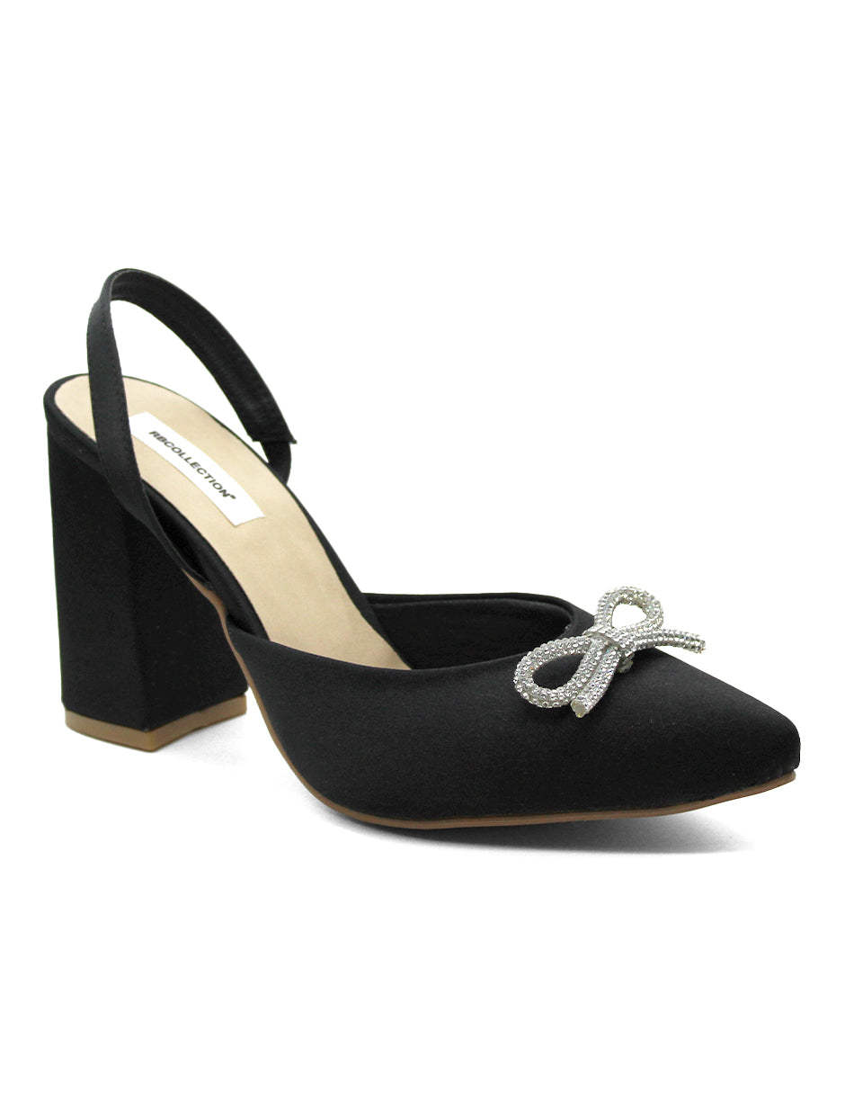Zapatillas Exterior Textil Color Negro Para Mujer De RBCOLLECTION