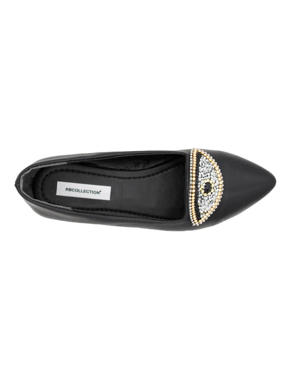 Sandalias de piso  Exterior Sintético Color Negro Para Mujer De RBCOLLECTION