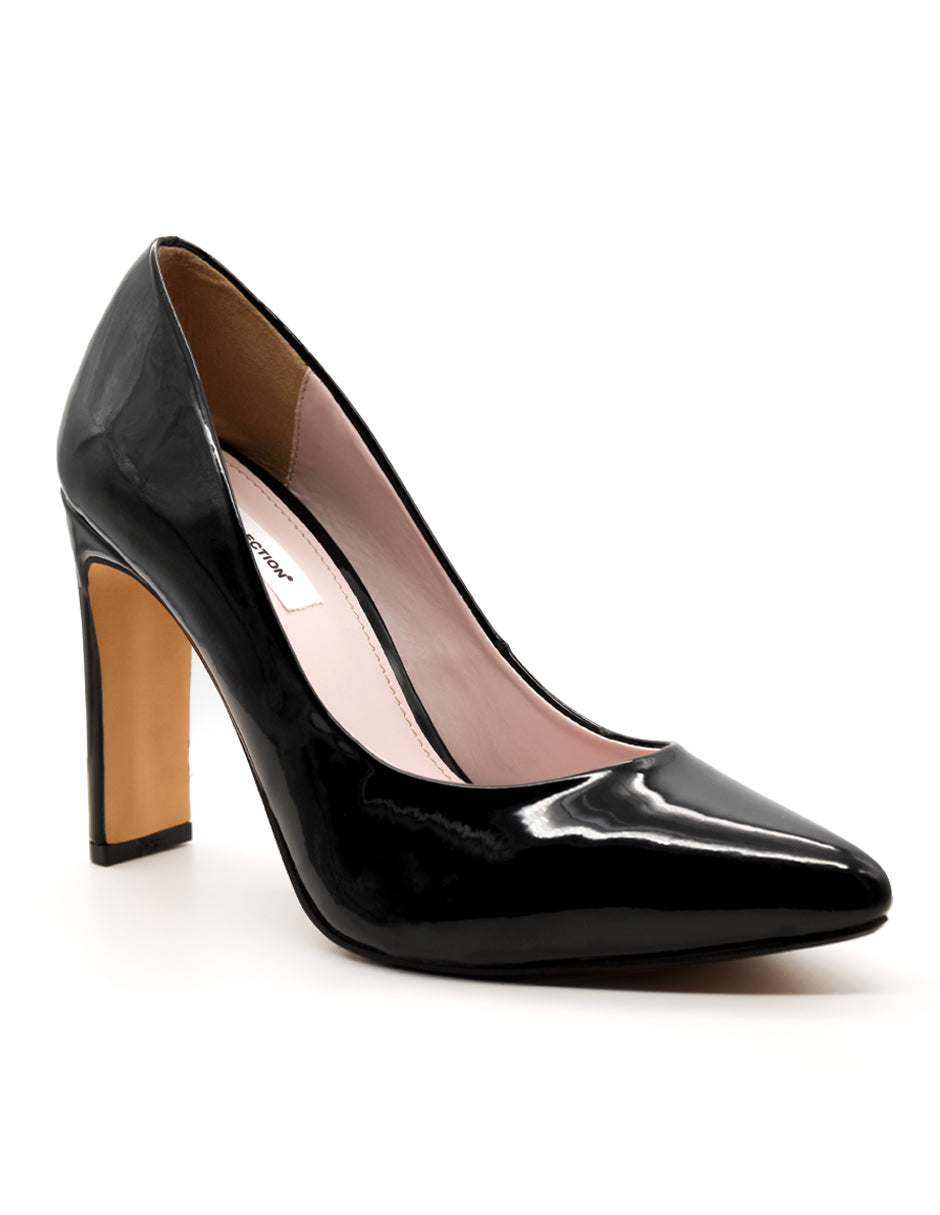 Zapatillas Exterior Charol Sintético Color Negro Para Mujer De RBCOLLECTION