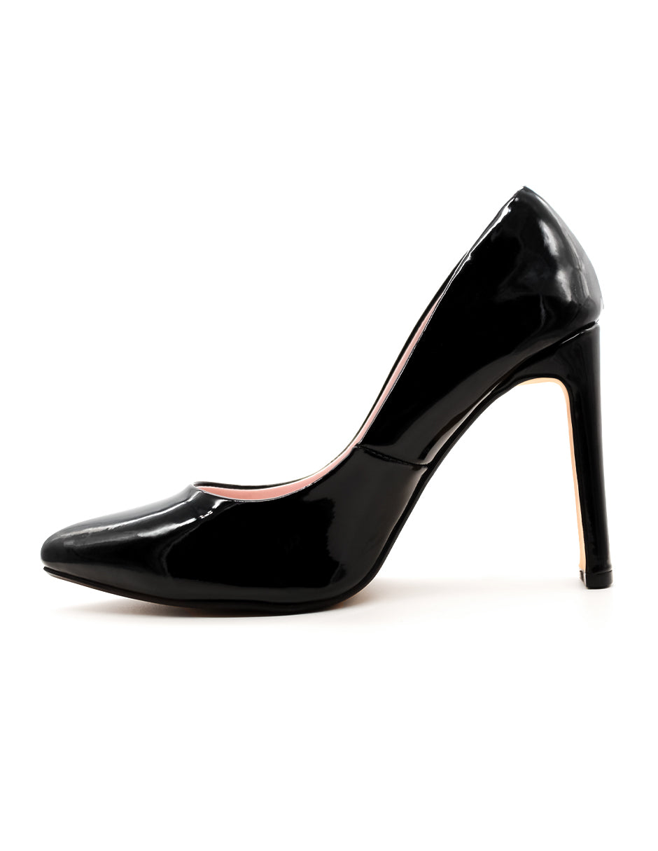 Zapatillas Exterior Charol Sintético Color Negro Para Mujer De RBCOLLECTION