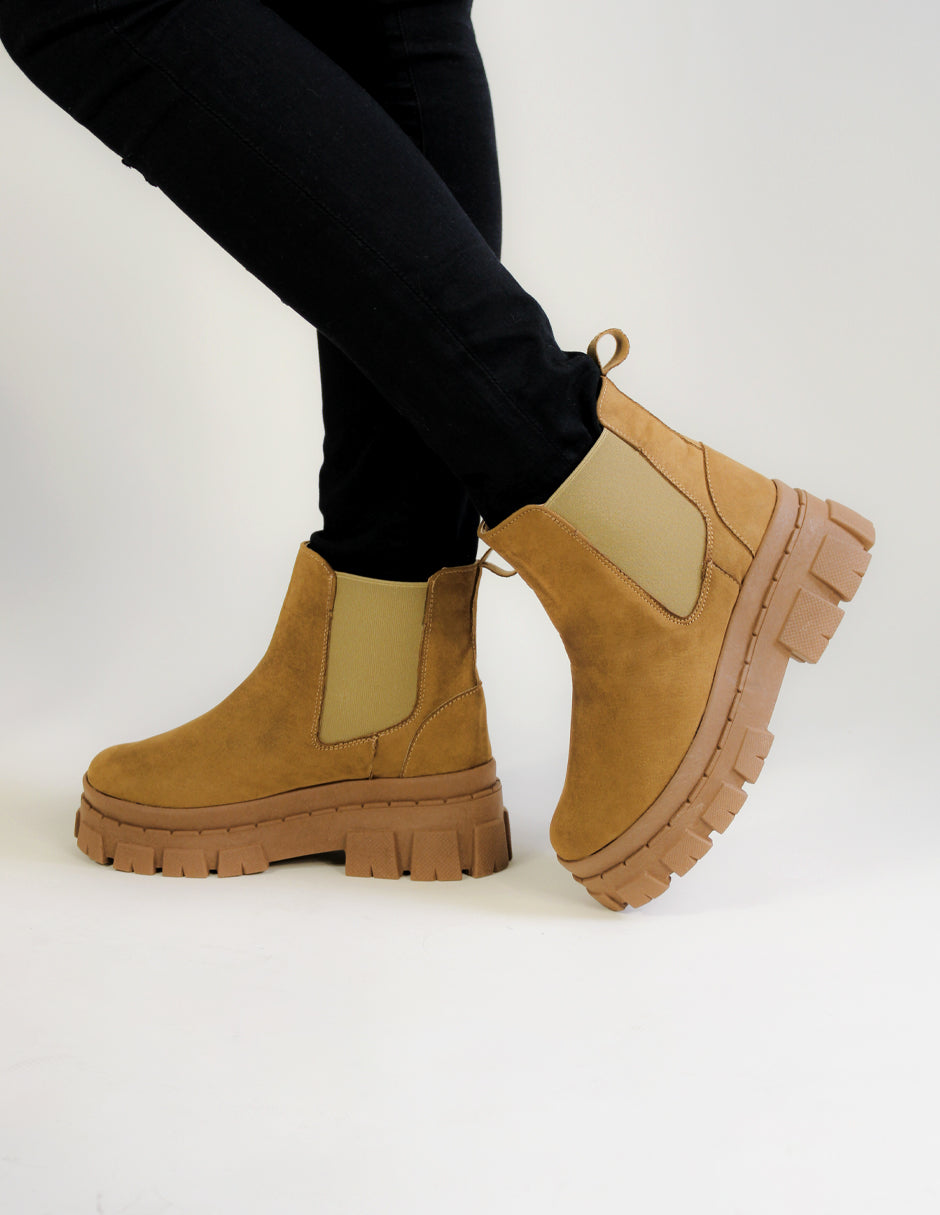 Botas casuales Exterior Textil Color Café Para Mujer De RBCOLLECTION