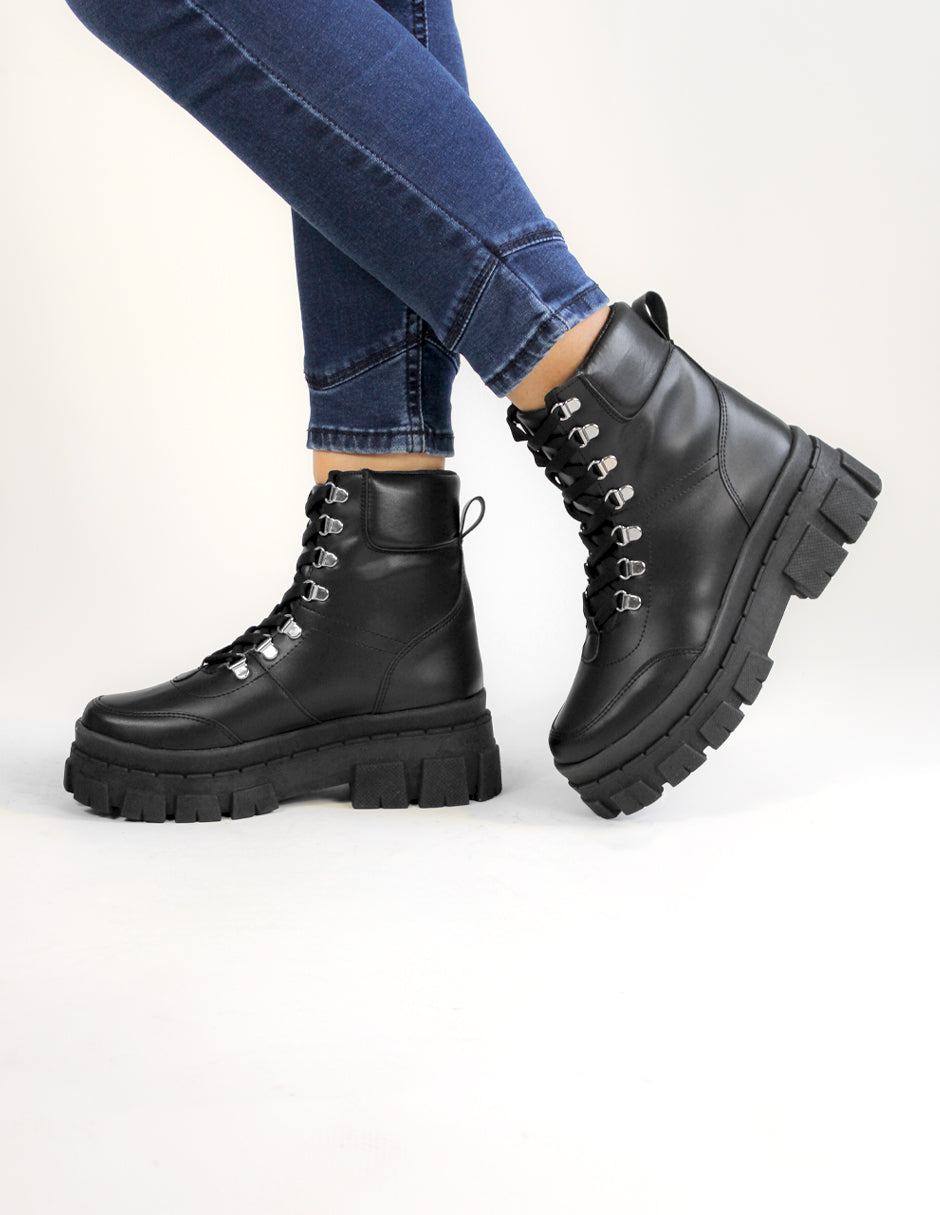 Botas casuales Exterior Piel sintética Color Negro Para Mujer De RBCOLLECTION