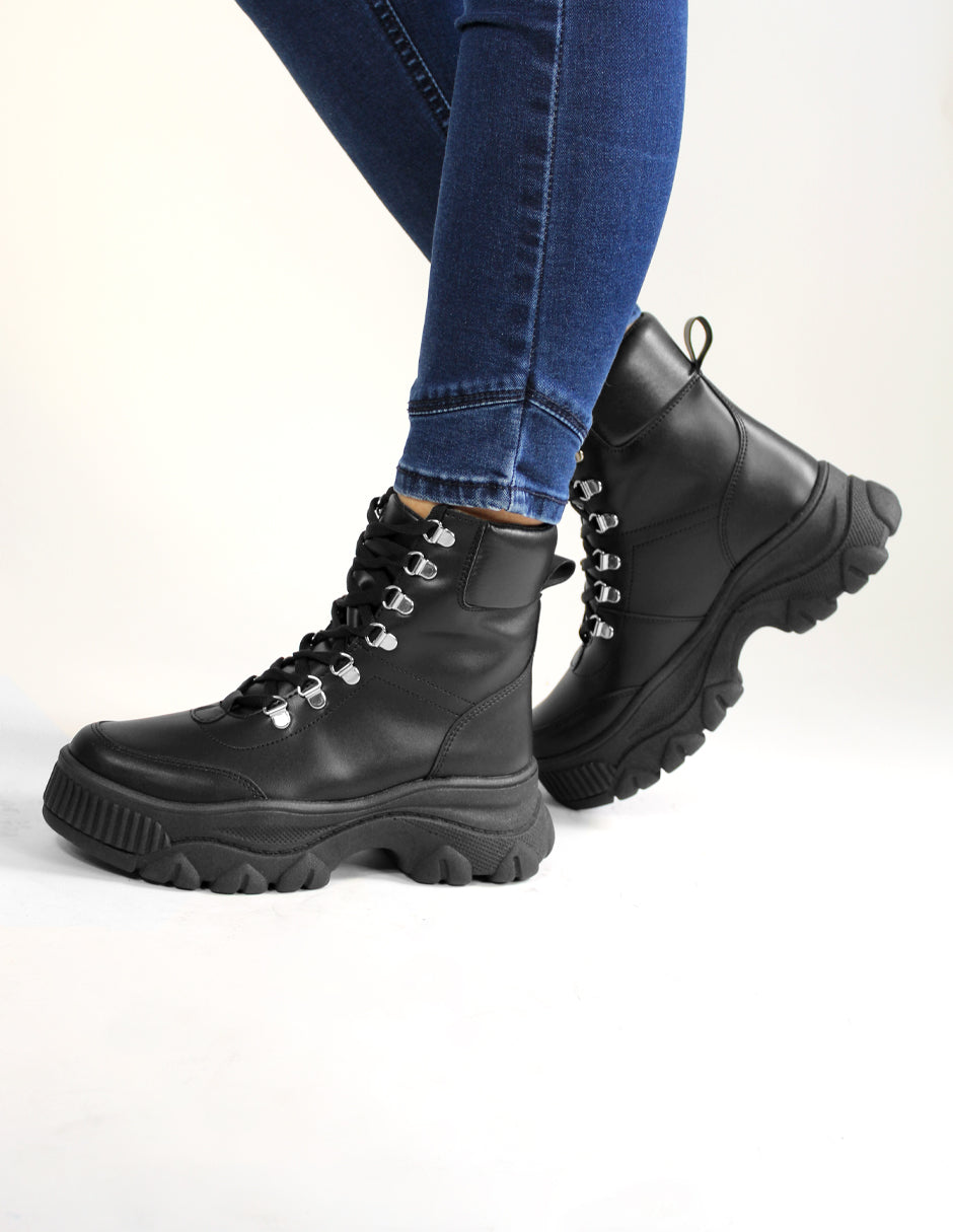 Botas casuales Exterior Piel sintética Color Negro Para Mujer De RBCOLLECTION