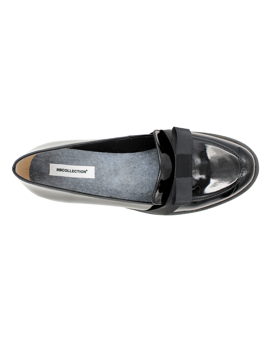 Mocasines  Exterior Charol Color Negro Para Mujer De RBCOLLECTION