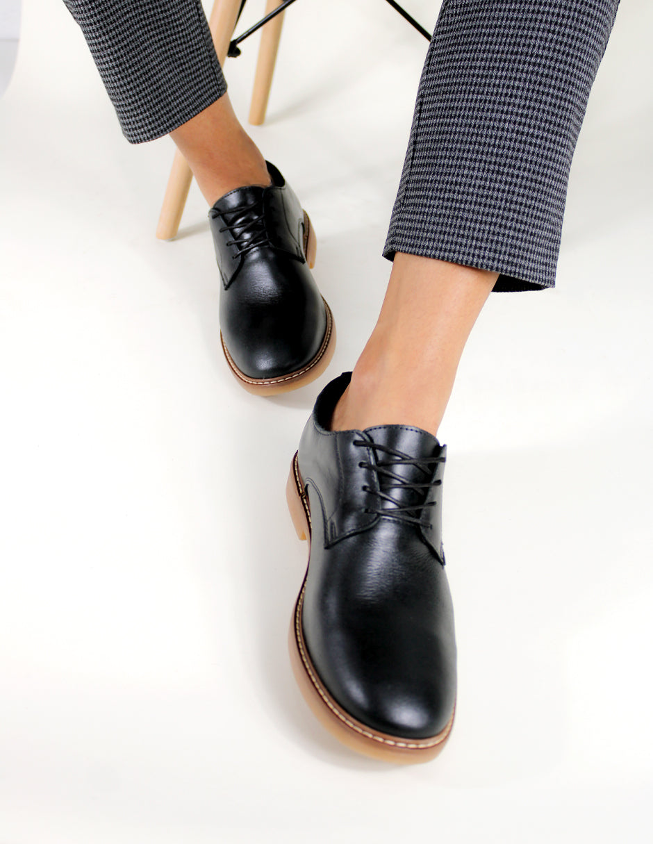 Zapatos de Vestir Exterior Piel Color Negro Para Hombre De RBCOLLECTION