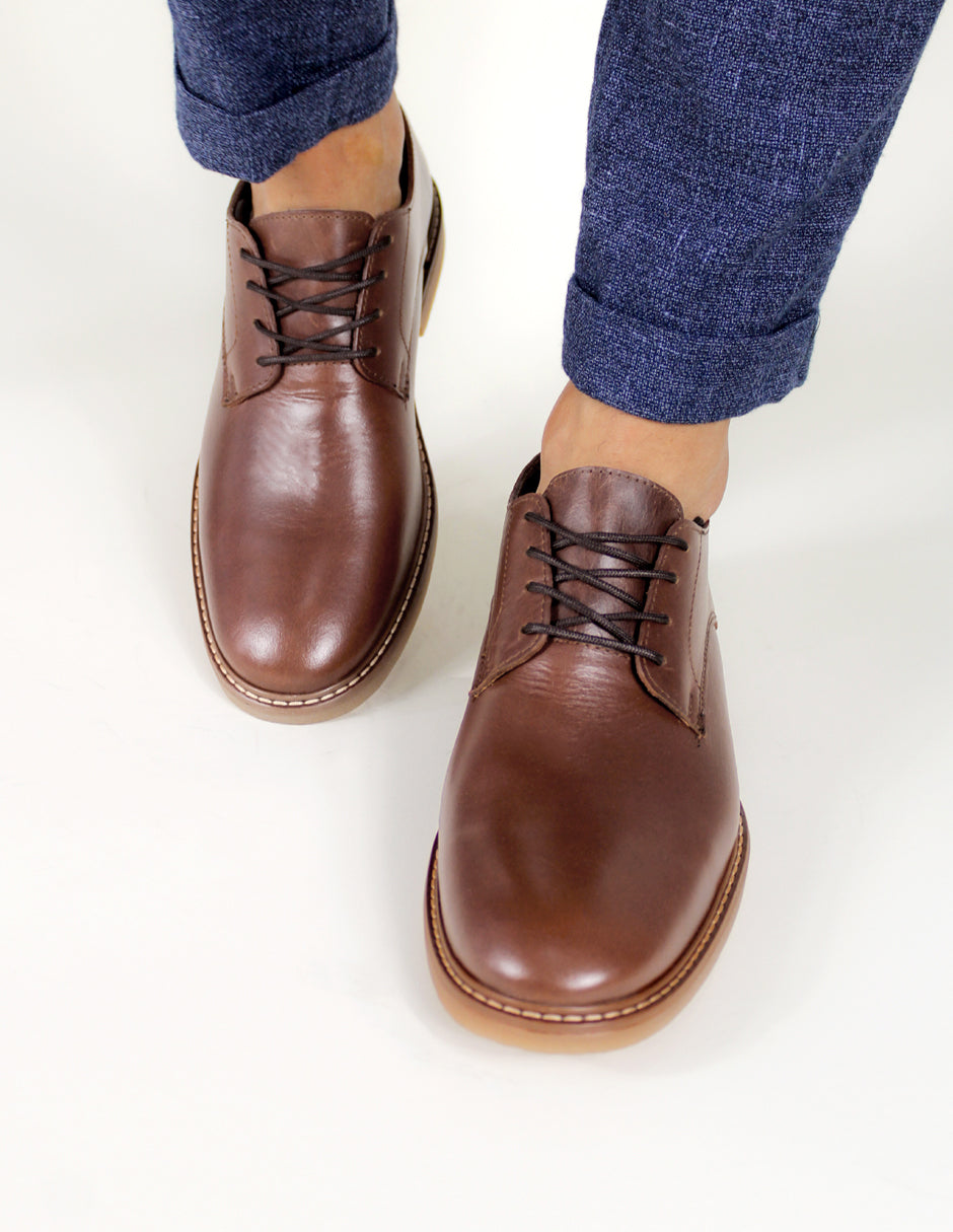 Zapatos de vestir Exterior Piel Color Café Para Hombre De RBCOLLECTION