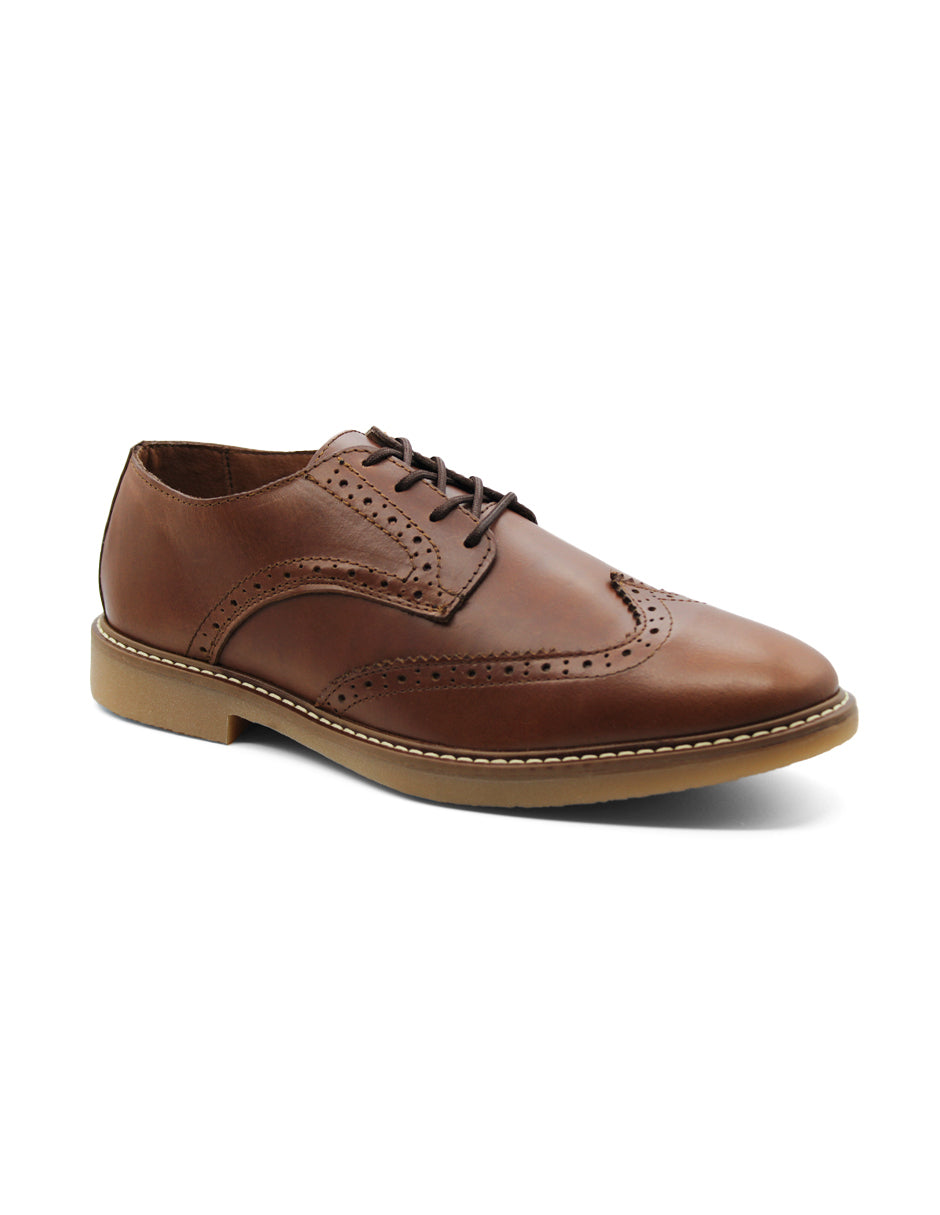 Zapatos de Vestir Exterior Piel Color Café Para Hombre De RBCOLLECTION