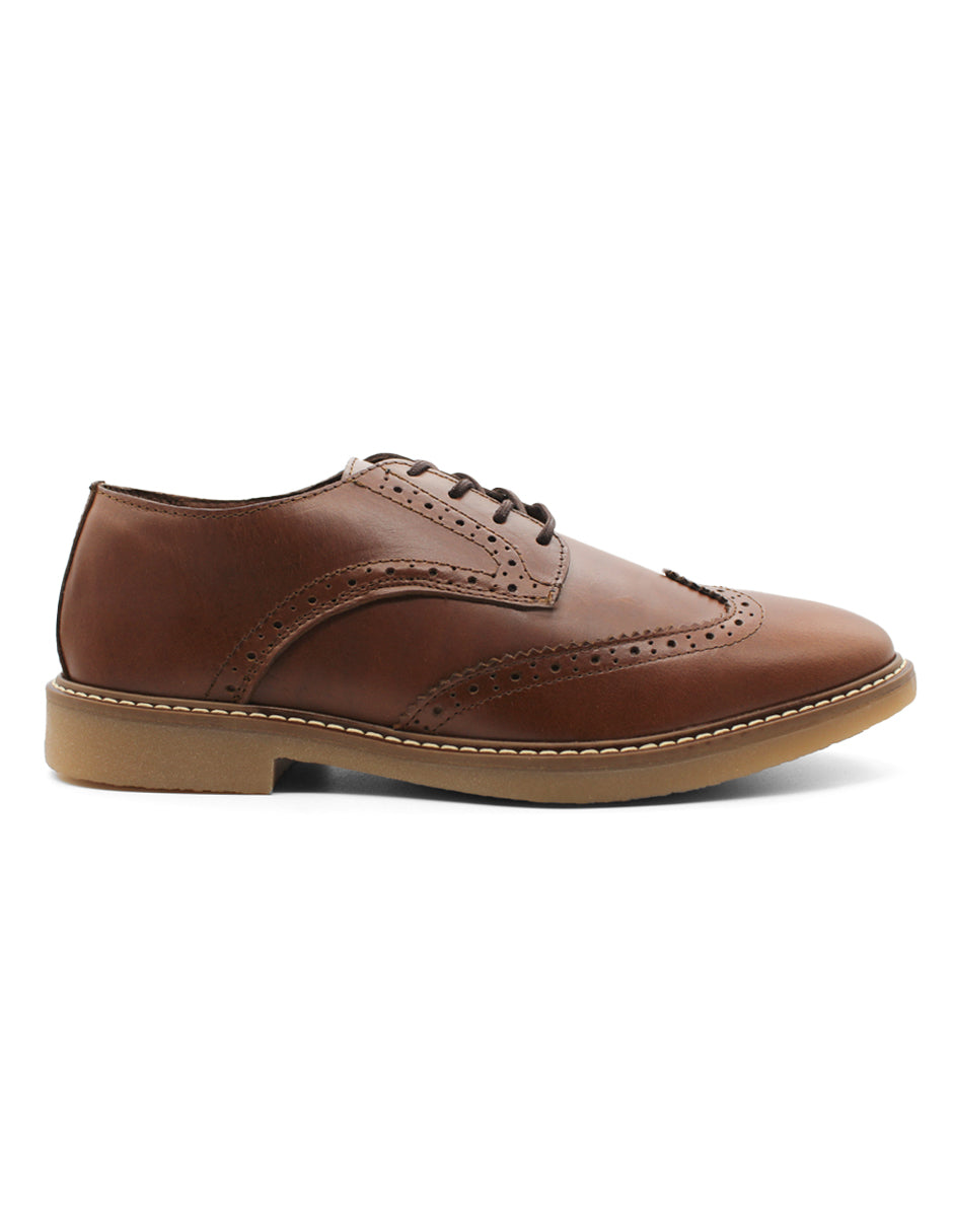 Zapatos de Vestir Exterior Piel Color Café Para Hombre De RBCOLLECTION