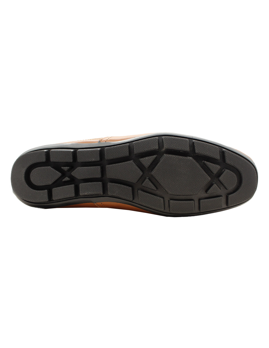 Mocasines Exterior Piel Color Café Para Hombre De RBCOLLECTION