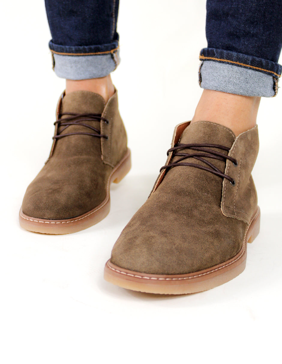 Botas casuales Exterior Gamuza Color Café Para Hombre De RBCOLLECTION