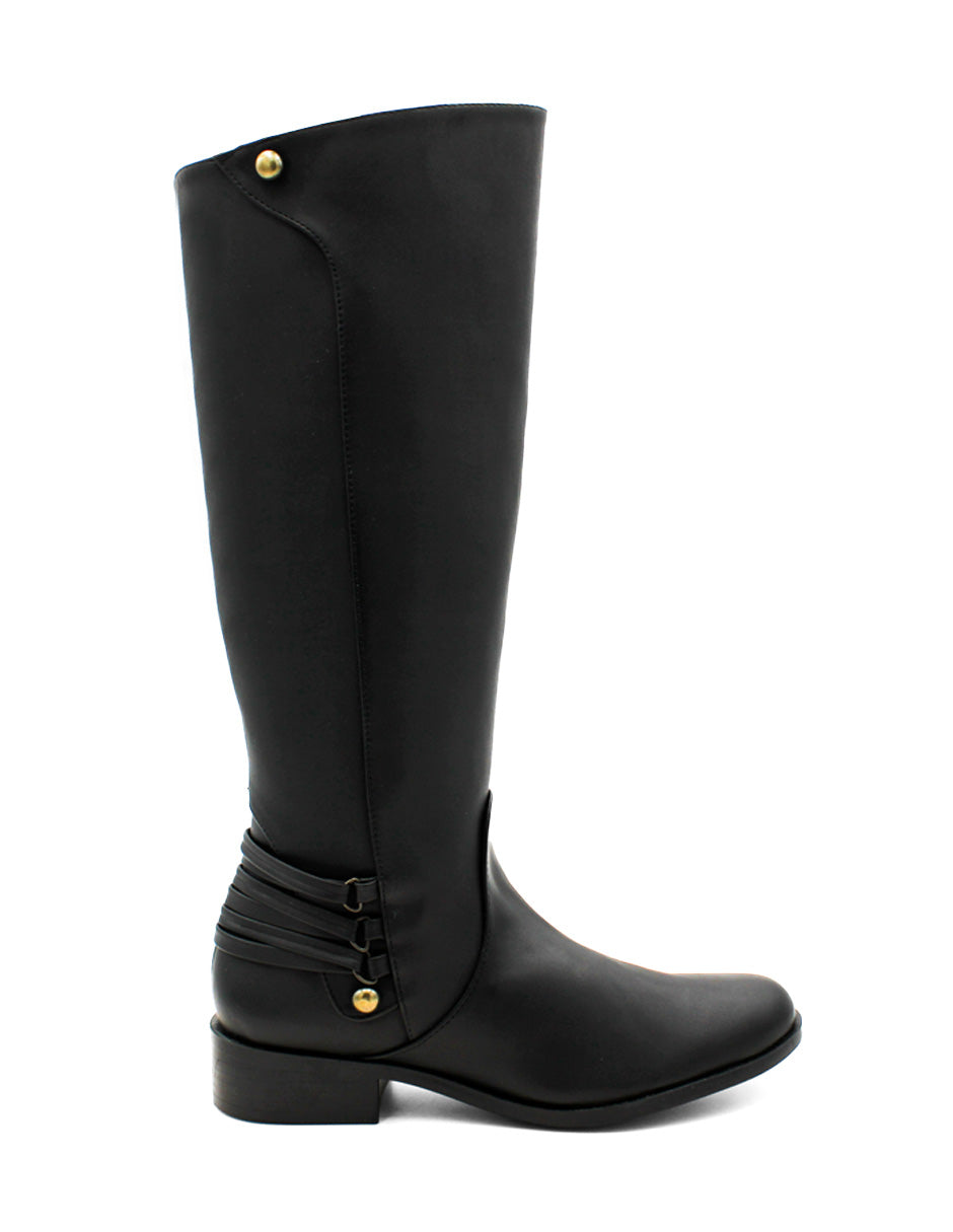 Botas altas Exterior Piel sintética Color Negro Para Mujer De RBCOLLECTION
