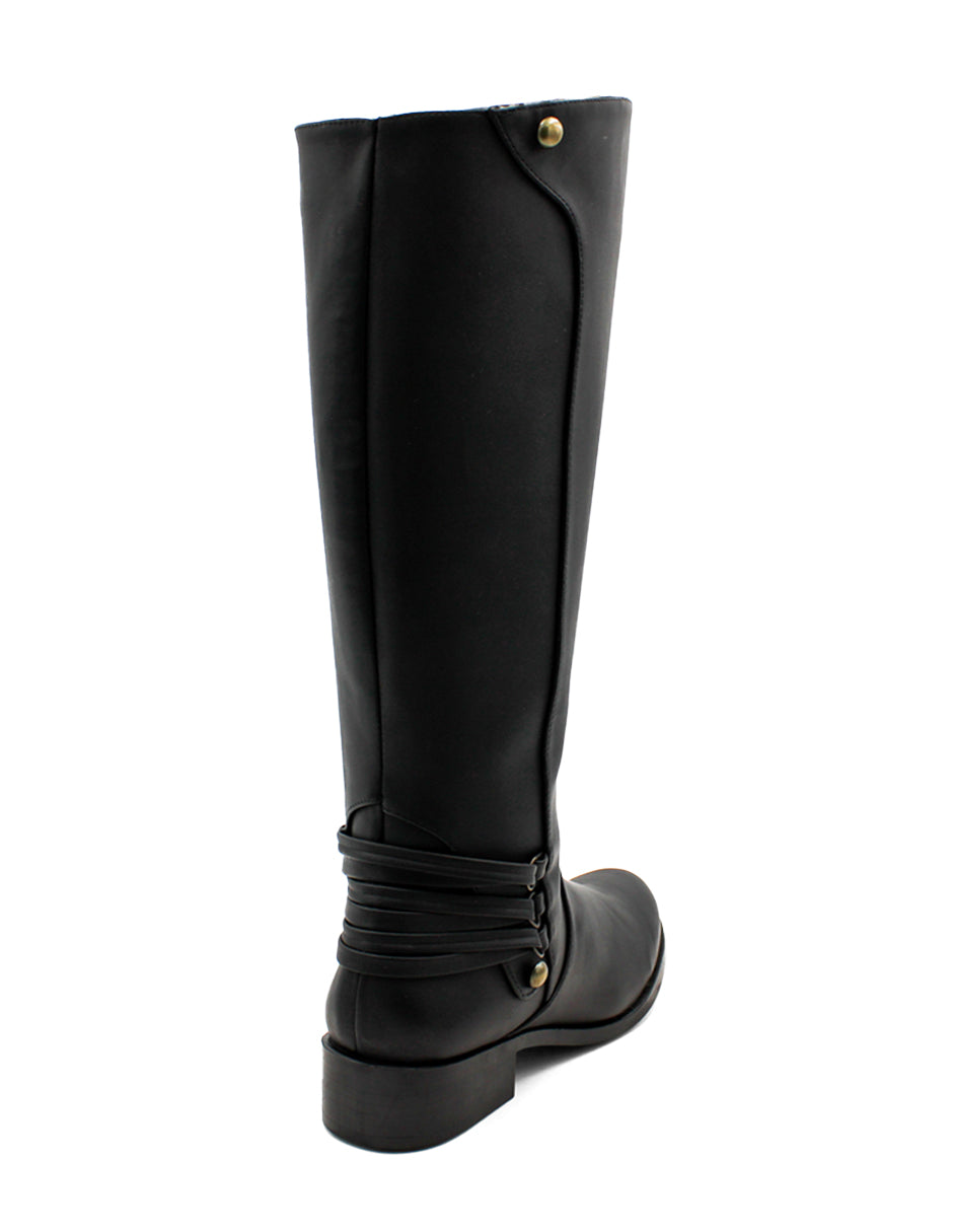 Botas altas Exterior Piel sintética Color Negro Para Mujer De RBCOLLECTION