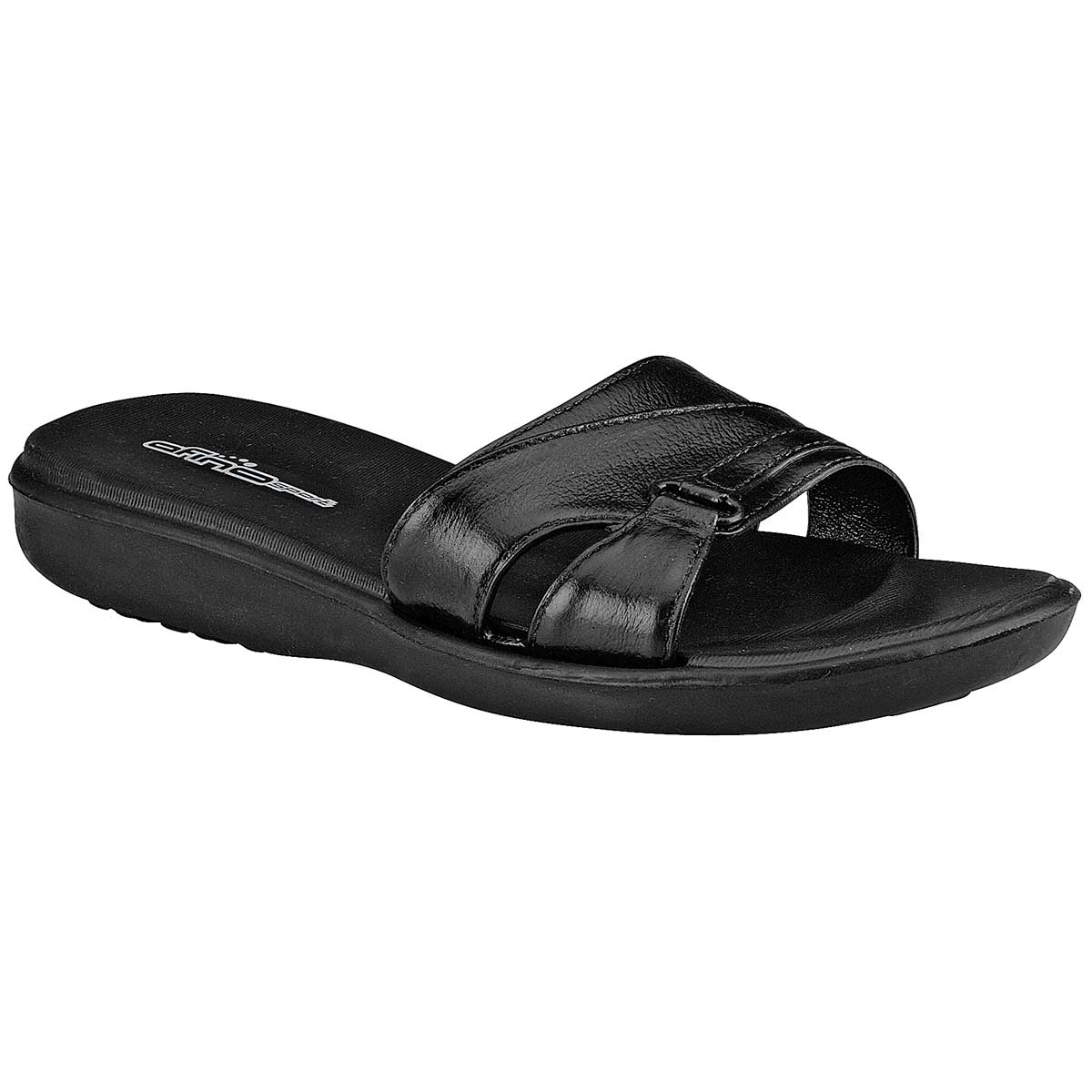 Sandalias de verano Exterior Sintético Color Negro Para Mujer De Elega