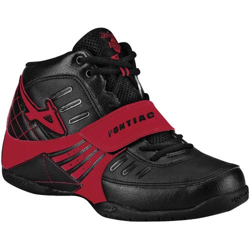 Tenis deportivos Exterior Sintético Color Negro Con Rojo Para Hombre De Pontiac