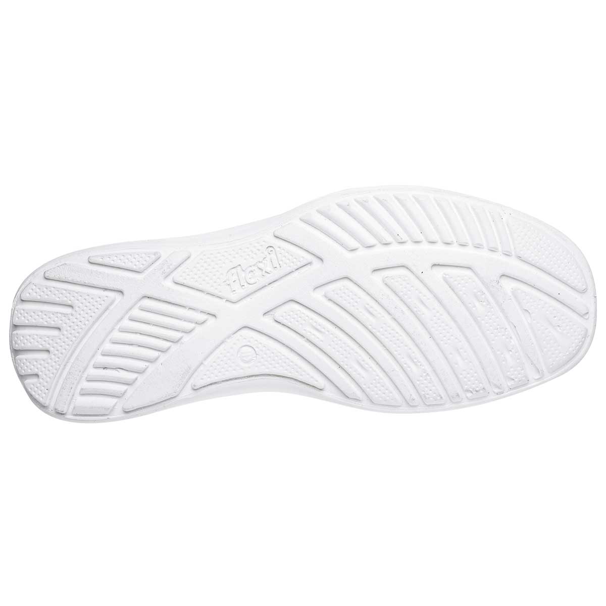 Zapatos confort y diabetico Exterior Piel Color Blanco Para Hombre De Flexi