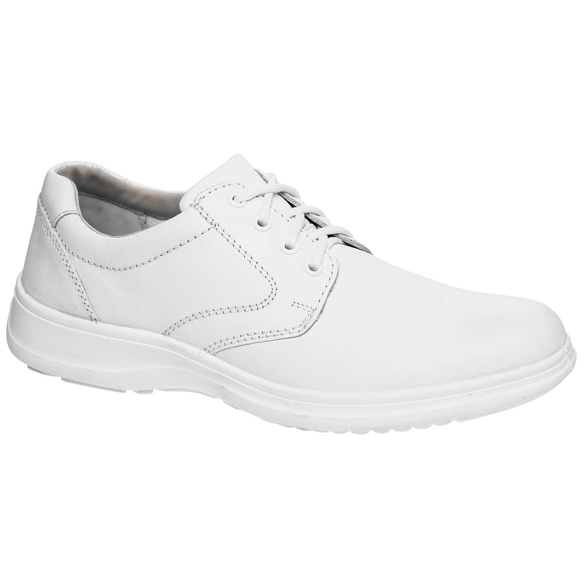 Zapatos confort y diabetico Exterior Piel Color Blanco Para Hombre De Flexi