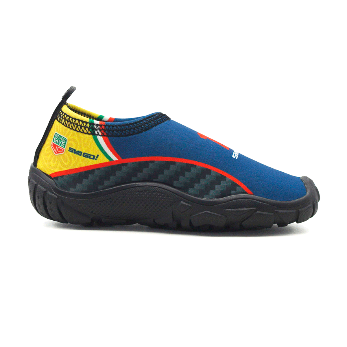 Zapato Acuático Para Niños Modelo Racing Azul